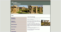 Desktop Screenshot of kystonehenge.com