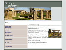 Tablet Screenshot of kystonehenge.com